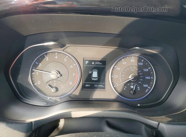 KM8R14HE4MU204435 2021 HYUNDAI PALISADE White ხელსაწყოთა პანელის ხედი