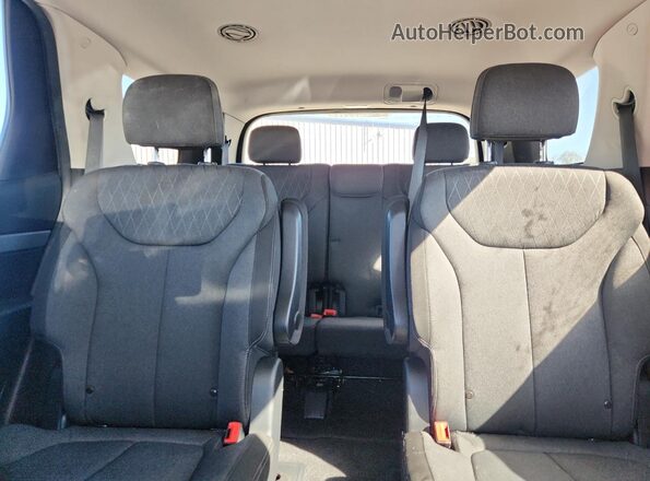 KM8R24HEXNU352605 2022 HYUNDAI PALISADE Black უკანა სავარძლების ხედი