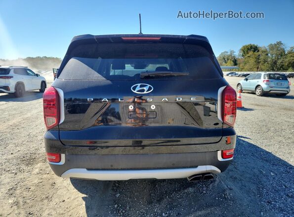 KM8R24HEXNU352605 2022 HYUNDAI PALISADE Black უკანა ხედი