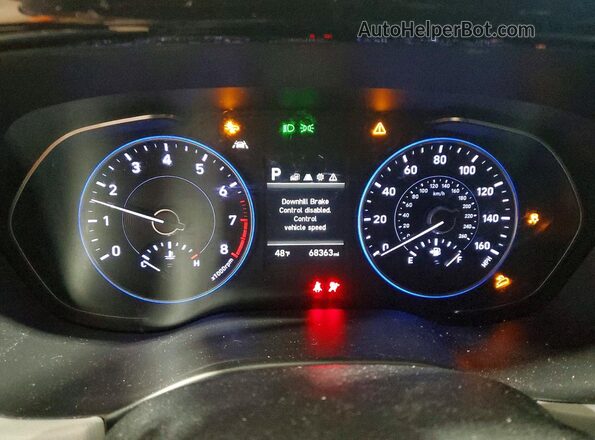 KM8R2DHE0MU177103 2021 HYUNDAI PALISADE Purple ხელსაწყოთა პანელის ხედი