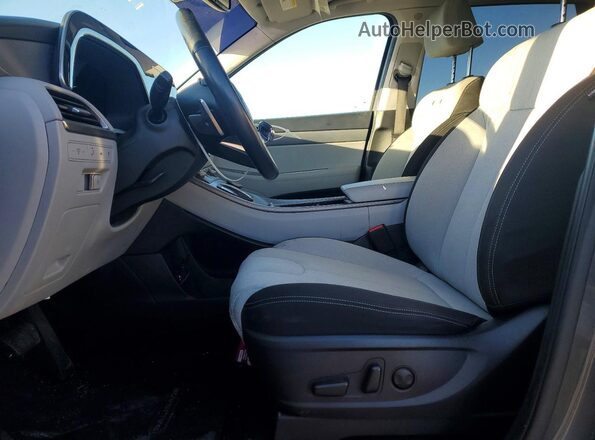 KM8R2DHE8MU278731 2021 HYUNDAI PALISADE Gray Vista interior delantera