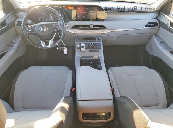KM8R2DHE8MU278731 2021 HYUNDAI PALISADE Gray Vista del salpicadero