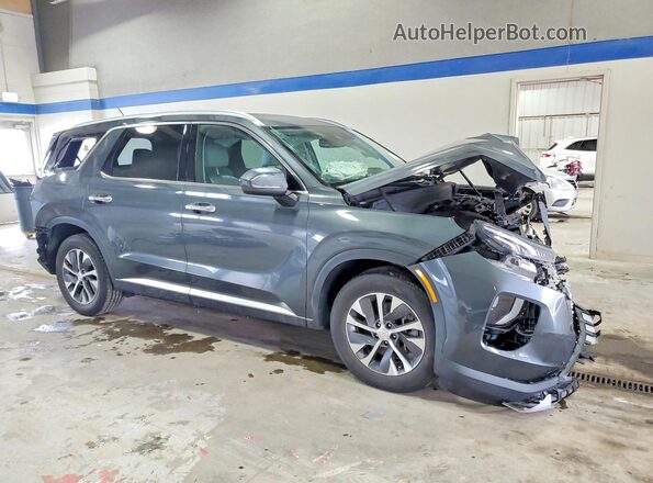 KM8R2DHE9NU423860 2022 HYUNDAI PALISADE Gray 