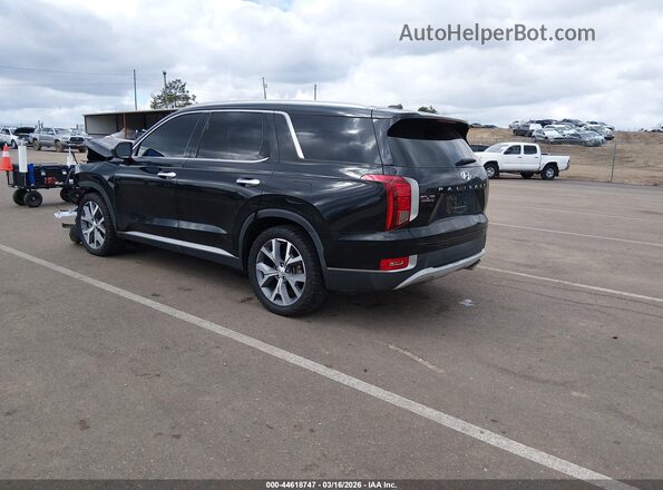 KM8R34HE6MU300657 2021 HYUNDAI PALISADE Black უკანა მარცხენა