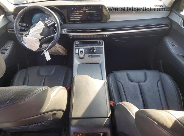 KM8R3DGE3PU554526 2023 HYUNDAI PALISADE Gray წინა პანელის ხედი