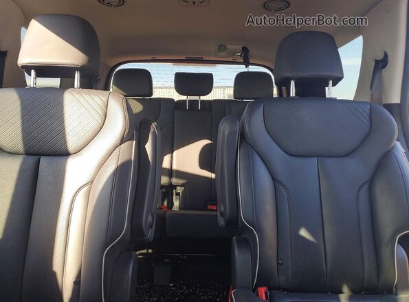 KM8R3DGE3PU554526 2023 HYUNDAI PALISADE Gray უკანა სავარძლების ხედი
