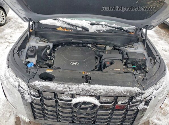 KM8R3DGE5RU738384 2024 HYUNDAI PALISADE Gray Widok komory silnika