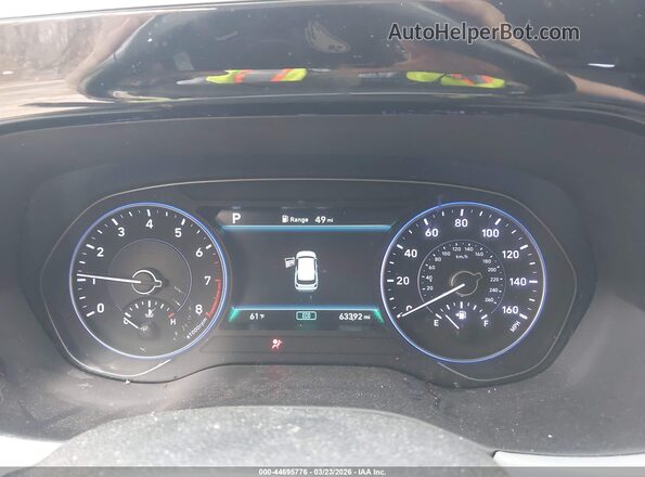 KM8R3DHE3LU116758 2020 HYUNDAI PALISADE Black Vista de los asientos traseros