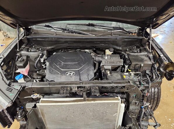 KM8R3DHEXMU246764 2021 HYUNDAI PALISADE Black Widok komory silnika