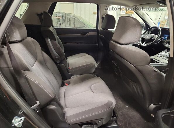 KM8R3DHEXMU246764 2021 HYUNDAI PALISADE Black Widok wnętrza z tyłu