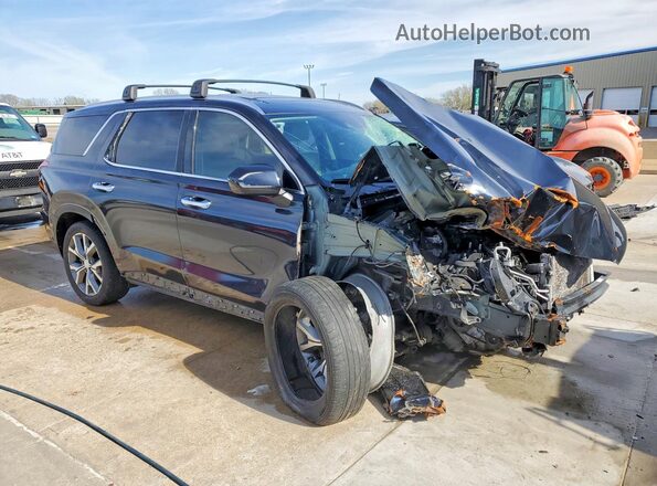 KM8R44HE0MU199869 2021 HYUNDAI PALISADE Black Front right