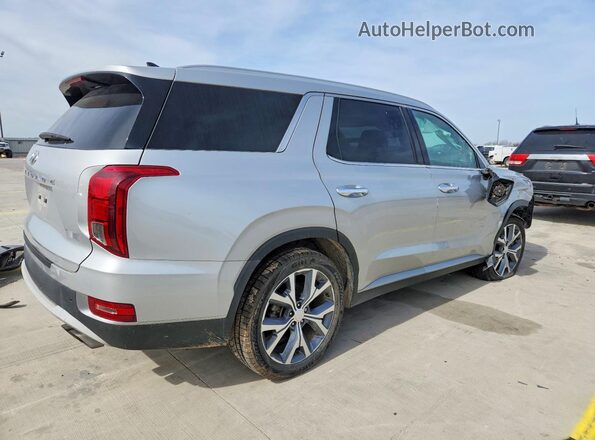KM8R44HE4MU305241 2021 HYUNDAI PALISADE Серебряный Задняя правая четверть