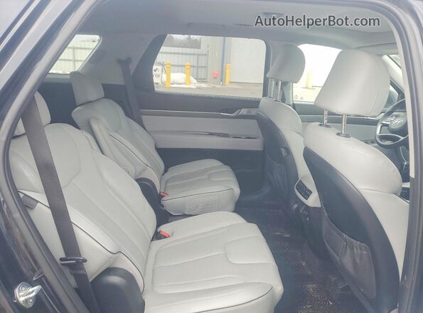 KM8R4DGE5PU557263 2023 HYUNDAI PALISADE Blue Вид задньої частини салону