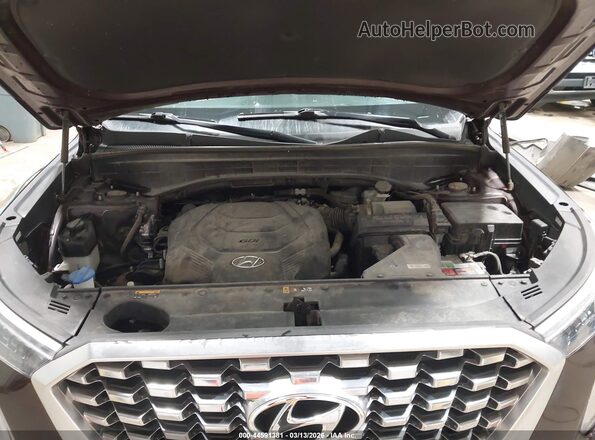 KM8R4DHE5LU093416 2020 HYUNDAI PALISADE Maroon Հետևի տեսք