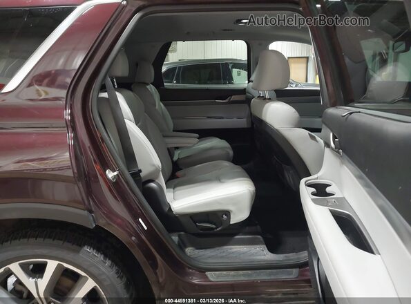 KM8R4DHE5LU093416 2020 HYUNDAI PALISADE Maroon VIN կոդի պիտակի տեսք