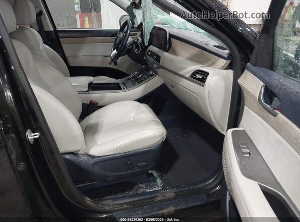 KM8R4DHE8MU233122 2021 HYUNDAI PALISADE Black წინა სალონის ხედი