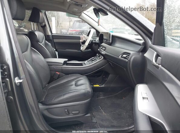KM8R4DHE9LU038337 2020 HYUNDAI PALISADE Gray Widok wnętrza z przodu