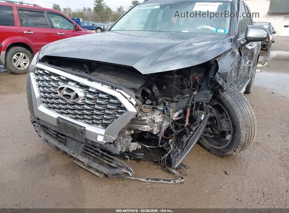KM8R4DHE9LU038337 2020 HYUNDAI PALISADE Gray Widok z przodu