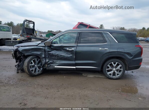 KM8R4DHE9LU038337 2020 HYUNDAI PALISADE Gray Widok wnętrza 360 stopni
