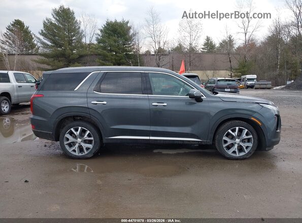 KM8R4DHE9LU038337 2020 HYUNDAI PALISADE Gray Widok wnętrza z tyłu