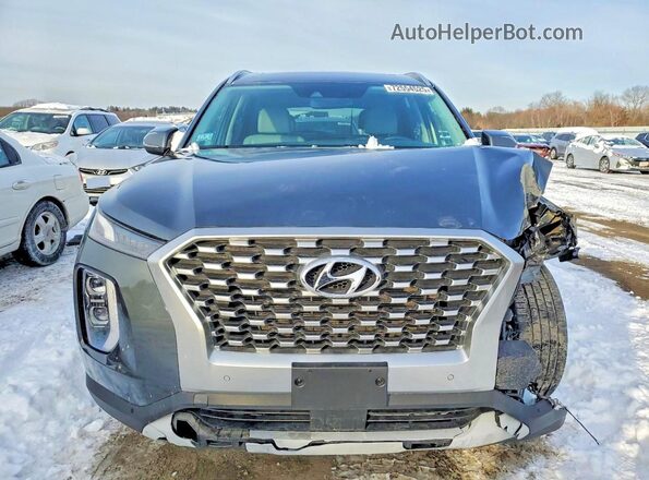 KM8R4DHEXMU231985 2021 HYUNDAI PALISADE Green 