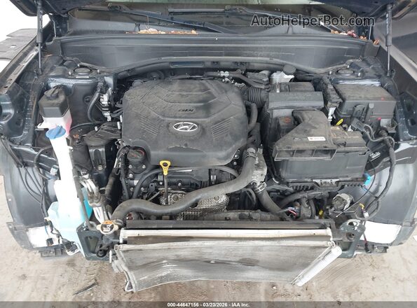 KM8R4DHEXMU299753 2021 HYUNDAI PALISADE Black Rear view
