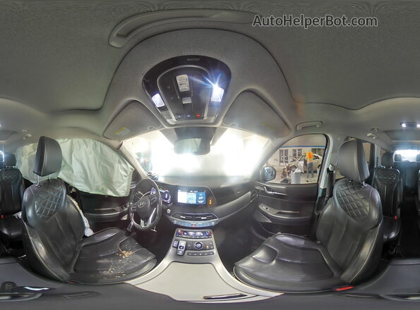 KM8R54HE4MU205444 2021 HYUNDAI PALISADE Burgundy Vista de la etiqueta del VIN