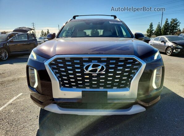 KM8R54HE5MU189092 2021 HYUNDAI PALISADE Purple Դիմացի տեսք