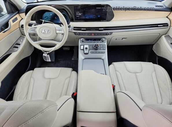 KM8R5DGEXPU624551 2023 HYUNDAI PALISADE Blue წინა პანელის ხედი