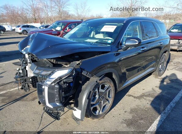 KM8R5DGEXRU792001 2024 HYUNDAI PALISADE Black წინა მარცხენა ხედი სამი მეოთხედიდან