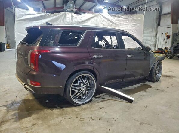 KM8R5DHE0MU221852 2021 HYUNDAI PALISADE Brown Задня права чверть