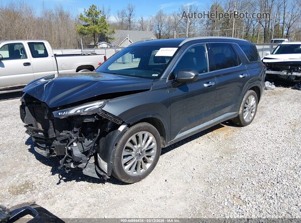 KM8R5DHE5LU038932 2020 HYUNDAI PALISADE Gray Przód lewy
