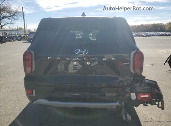 KM8R5DHEXMU234043 2021 HYUNDAI PALISADE Black Widok z tyłu