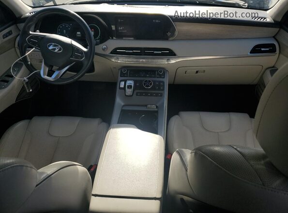 KM8R5DHEXMU234043 2021 HYUNDAI PALISADE Black Widok deski rozdzielczej
