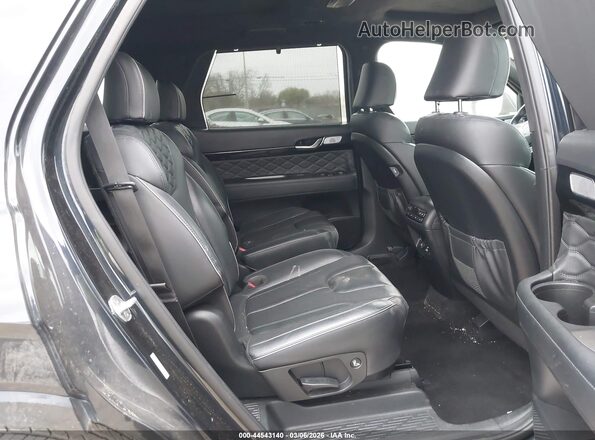 KM8R74HE8MU283770 2021 HYUNDAI PALISADE Black VIN კოდის სტიკერის ხედი