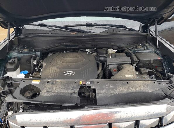 KM8R7DGE4PU560291 2023 HYUNDAI PALISADE Black Вид задньої частини салону