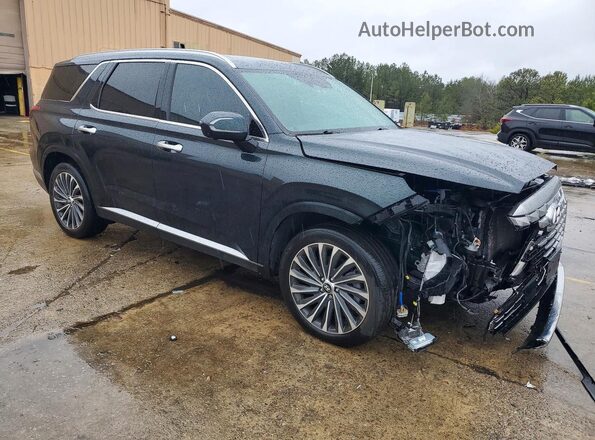 KM8R7DGE4PU560291 2023 HYUNDAI PALISADE Black Передня права чверть