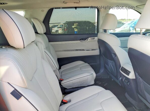 KM8R7DGEXRU732925 2024 HYUNDAI PALISADE Серый Вид задней части салона