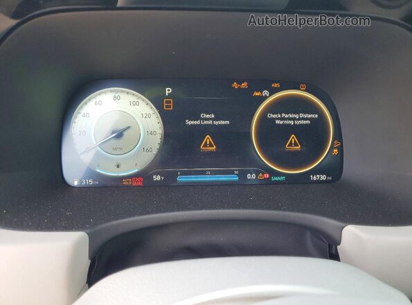 KM8R7DGEXRU732925 2024 HYUNDAI PALISADE Серый Вид щитка приборов
