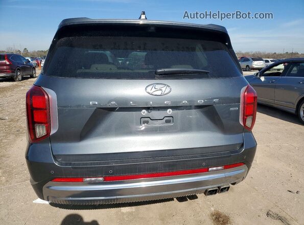 KM8R7DGEXRU732925 2024 HYUNDAI PALISADE Серый Вид сзади