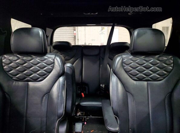 KM8R7DHE0MU196039 2021 HYUNDAI PALISADE Black Հետևի նստատեղերի տեսք