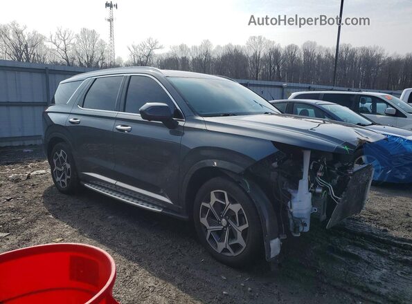 KM8R7DHE0NU463780 2022 HYUNDAI PALISADE Gray Delantero derecho