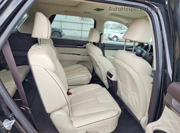KM8R7DHE4MU187599 2021 HYUNDAI PALISADE Черный Вид задней части салона