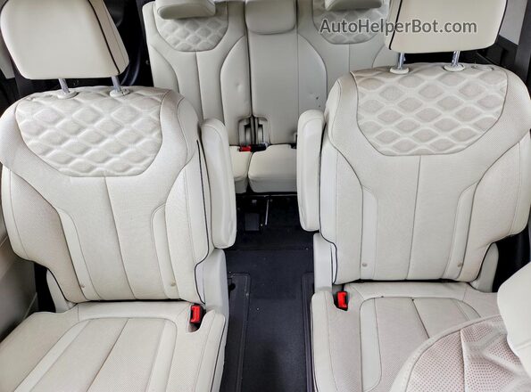 KM8R7DHE4MU187599 2021 HYUNDAI PALISADE Черный Вид задних сидений