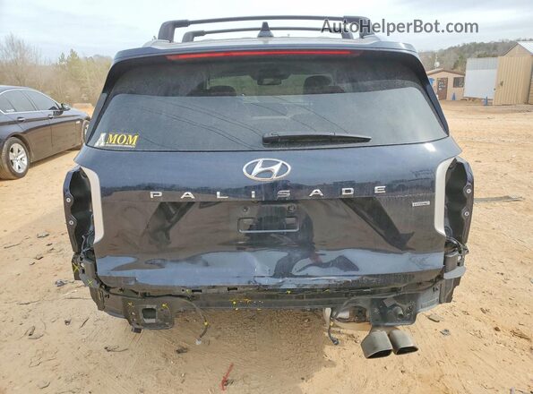 KM8R7DHE4MU332740 2021 HYUNDAI PALISADE Blue Вид ззаду