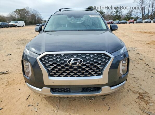 KM8R7DHE4MU332740 2021 HYUNDAI PALISADE Blue Вид спереду