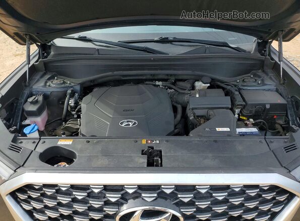 KM8R7DHE4MU332740 2021 HYUNDAI PALISADE Blue Вид підкапотного простору