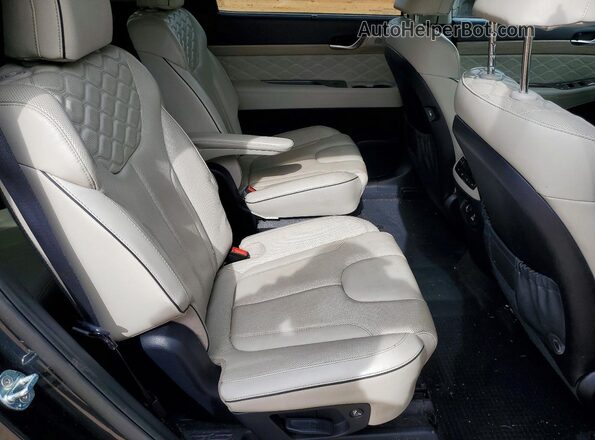 KM8R7DHE4MU332740 2021 HYUNDAI PALISADE Blue Вид задньої частини салону