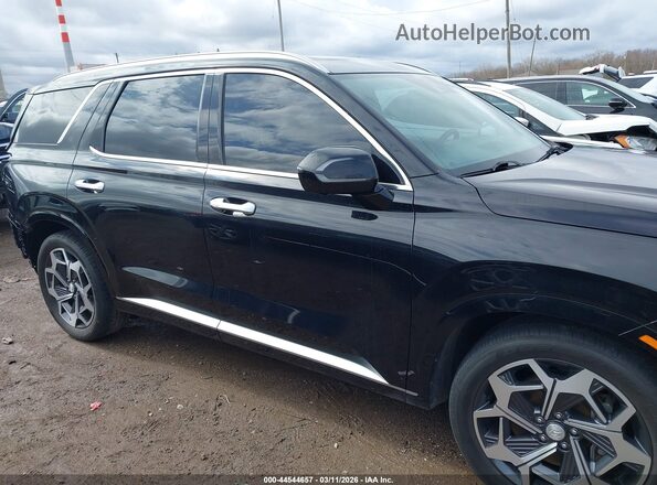 KM8R7DHE8MU273465 2021 HYUNDAI PALISADE Black Widok wnętrza 360 stopni