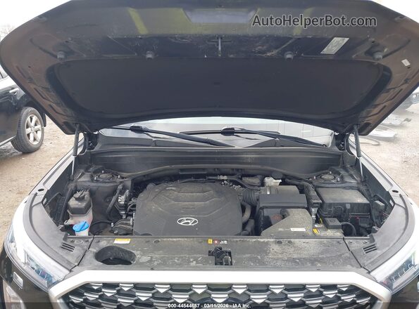 KM8R7DHE8MU273465 2021 HYUNDAI PALISADE Black Widok z tyłu
